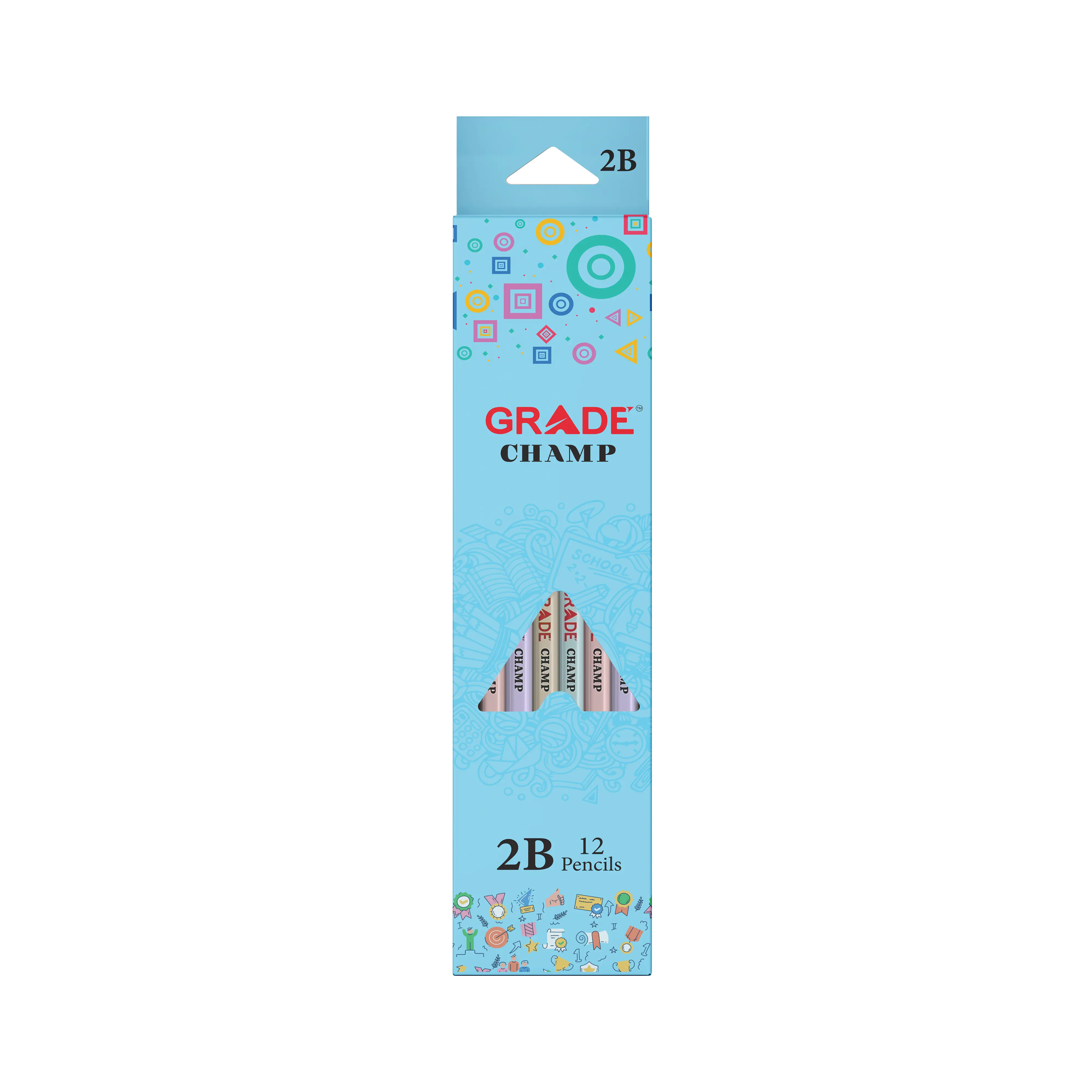 Pencil Grade Champ 2 B Boxw